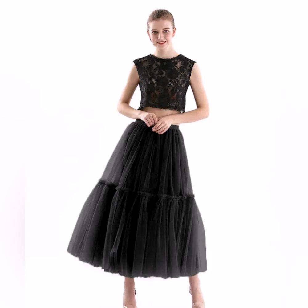 Maxi Long Tulle Skirt